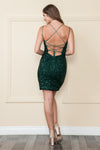 Load image into Gallery viewer, La Merchandise LAY8950 Wholesale Short Fitted Sequin Hoco Party Dress - - LA Merchandise