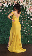 Load image into Gallery viewer, La Merchandise LA1855 Off the Shoulder Bodycon Stretchy Prom Dress - - LA Merchandise