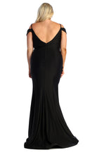 Load image into Gallery viewer, La Merchandise LA1855 Off the Shoulder Bodycon Stretchy Prom Dress - - LA Merchandise