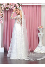 Load image into Gallery viewer, Bridal Long Sleeve Wedding Gown - LA7875B - - LA Merchandise
