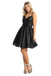 Load image into Gallery viewer, Bridesmaids Short Dress - LA1923 - BLACK - LA Merchandise
