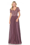 Load image into Gallery viewer, La Merchandise LAF8139 Pleated Mother Of Bride Formal Wholesale Gown - MAUVE - LAF
