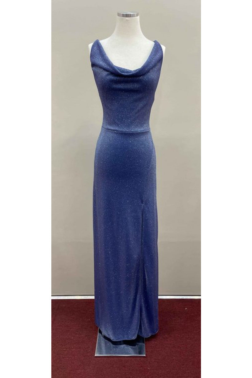 Classy Evening Gown - LAED609 - BLUE - LA Merchandise