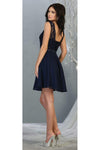 Load image into Gallery viewer, La Merchandise LA1814 Classy Short Lace &amp; Chiffon Bridesmaids Dresses - - LA Merchandise