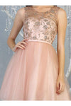 Load image into Gallery viewer, La Merchandise LA1803 Sleeveless A-Line Short Mesh Homecoming Dress - - LA Merchandise