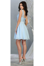 Load image into Gallery viewer, La Merchandise LA1814 Classy Short Lace &amp; Chiffon Bridesmaids Dresses - - LA Merchandise