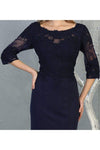 Load image into Gallery viewer, La Merchandise LA1810 Classy 3/4 Long Sleeve Mother Of The Bride Dress - - LA Merchandise