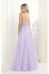 Load image into Gallery viewer, La Merchandise LA7957 Spaghetti Strap Mesh A-Line Long Prom Dress - - LA Merchandise
