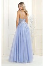 Load image into Gallery viewer, La Merchandise LA7957 Spaghetti Strap Mesh A-Line Long Prom Dress - - LA Merchandise