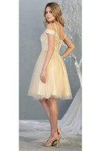 Load image into Gallery viewer, Cold Shoulder Graduation Dress - LA1809 - - LA Merchandise