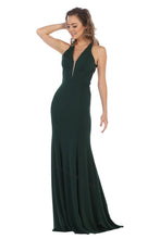 Load image into Gallery viewer, Cris cross straps long Ity dress- LA1636 - hunter green - LA Merchandise