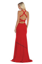Load image into Gallery viewer, Cris cross straps long Ity dress- LA1636 - - LA Merchandise
