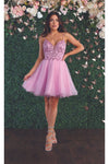 Load image into Gallery viewer, La Merchandise LA1888 Cute Fit &amp; Flare Short Homecoming Party Dress - - LA Merchandise