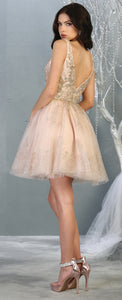 Cute sleeveless short dress- LA1817 - - Dress LA Merchandise