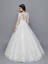 Load image into Gallery viewer, Tulle Ball Gown Wedding Dress - LADK422