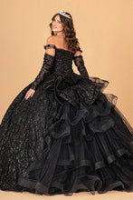 Load image into Gallery viewer, La Merchandise LAS3072 Detachable Long Sleeves Detailed Quince Dress - - LA Merchandise