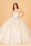 Load image into Gallery viewer, La Merchandise LAS3072 Detachable Long Sleeves Detailed Quince Dress - CHAMPAGNE - LA Merchandise