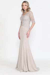 Elegant Mother of Bride dress- LAP8560 - - LA Merchandise