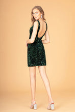 Load image into Gallery viewer, La Merchandise LASGS3085 Sexy Fitted Short Sequin Homecoming Dress - - LA Merchandise