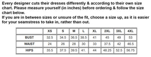 Embroidered Bridesmaids Dress - LAY8696 - - LA Merchandise