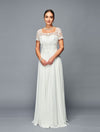 Load image into Gallery viewer, Embroidered Mother Of The Bride Gown - LADK305 - OFF WHITE - LA Merchandise