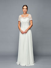 Load image into Gallery viewer, Embroidered Mother Of The Bride Gown - LADK305 - OFF WHITE - LA Merchandise