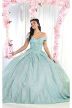 Load image into Gallery viewer, Enchanting Quinceañera Ball Gown - LA178 - SAGE - LA Merchandise
