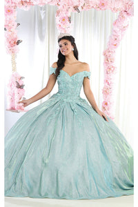 Enchanting Quinceañera Ball Gown - LA178 - SAGE - LA Merchandise