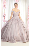 Load image into Gallery viewer, La Merchandise LA178 Enchanting Off Shoulder Quinceañera Ball Gown - ROSE GOLD - LA Merchandise