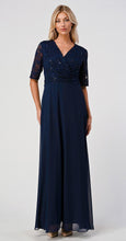 Load image into Gallery viewer, Modest Mother Of The Bride/Groom Dress-LAN659