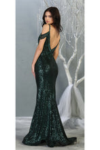 Load image into Gallery viewer, Fancy Off shoulder Formal Gown- LA7877 - - LA Merchandise