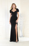 Load image into Gallery viewer, Fitted Mermaid Dress - LA1928 - BLACK - Dress LA Merchandise
