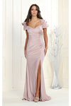 Load image into Gallery viewer, Fitted Mermaid Dress - LA1928 - MAUVE - Dress LA Merchandise