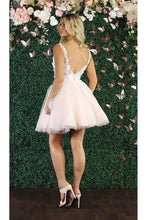 Load image into Gallery viewer, Floral Party Cocktail Dress - LA1863 - - LA Merchandise