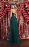 Load image into Gallery viewer, La Merchandise LA1885 Floral Lace Open Back Evening Prom Gown - - LA Merchandise