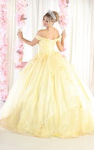 Load image into Gallery viewer, Floral Quince Ball Dress - LA161 - - La Merchandise