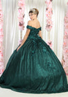 Load image into Gallery viewer, Floral Quince Ball Dress - LA161 - - La Merchandise