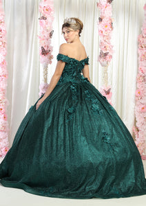 Floral Quince Ball Dress - LA161 - - La Merchandise