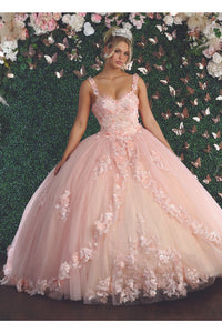 La Merchandise LA159 Sweetheart Floral Sweet 16 Ball Gown - - LA Merchandise