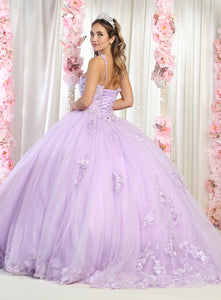La Merchandise LA159 Sweetheart Floral Sweet 16 Ball Gown - - LA Merchandise