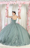 Load image into Gallery viewer, La Merchandise LA159 Sweetheart Floral Sweet 16 Ball Gown - - LA Merchandise