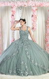 Load image into Gallery viewer, La Merchandise LA159 Sweetheart Floral Sweet 16 Ball Gown - - LA Merchandise