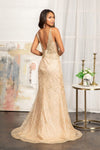 Load image into Gallery viewer, Flower Embellished Mermaid Dress - LAS3042 - - Dresses LA Merchandise