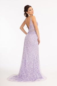 Flower Embellished Mermaid Dress - LAS3042 - - Dresses LA Merchandise