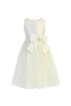 Load image into Gallery viewer, Flower Girl Beautiful Satin Dresses - LAK781 - IVORY - LA Merchandise