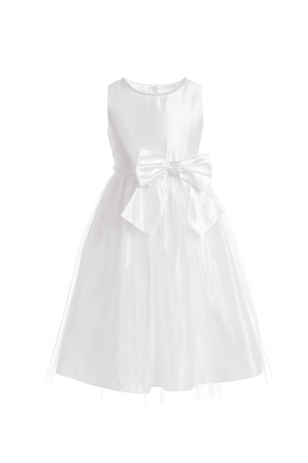 Flower Girl Beautiful Satin Dresses - LAK781 - - LA Merchandise