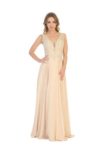 Load image into Gallery viewer, Formal Bridesmaid Dress LA1754 - Champagne - Dress LA Merchandise
