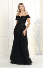 Load image into Gallery viewer, Formal Dresses &amp; Plus Size - LA1867 - BLACK - LA Merchandise
