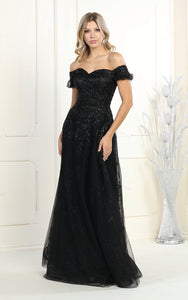 Formal Dresses & Plus Size - LA1867 - BLACK - LA Merchandise