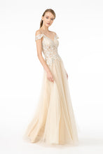 Load image into Gallery viewer, Formal Evening Gown - LAS2953 - CHAMPAGNE - LA Merchandise